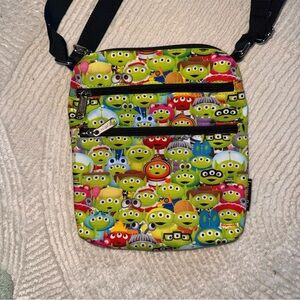 Colorful Alien Crossbody Bag